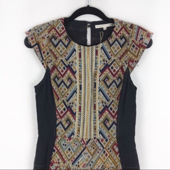 Anthropologie Burning Torch Dress Sz S - Picture 3 of 10